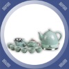 ceramic electric kettle with 8 kongfu tea set