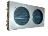 china copper tube aluminium fin condenser coil with 100% leaking checking(copper condenser/copper tube condenser)