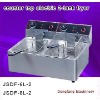 chip and chicken fryers 2011 new counter top electric 2-tank fryer(2-basket)