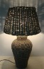 classic wicker table lamp
