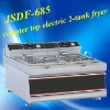 commercial counter top electric 2-tank fryer