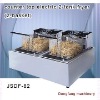 commercial electric fryer DF-82 counter top electric 2 tank fryer(2 basket)