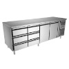 commercial freezer with drawer