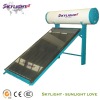 compact flat plate solar water heater