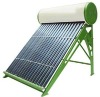 compact non-pressurized galvanized solar water heater