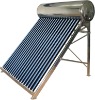 compact non-pressurized stainless steel solar water heater
