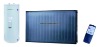 compact pressurized flat plate solar water heater