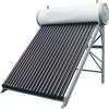 compact unpressurized solar water heater
