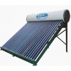 companct non-pressurized solar water heater system+ electric backup: 160Ltrs, 4-5 people: evaculated glass tube