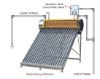 copper coil  pre-heated solar water heater