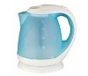 cordless electric plastic kettle in kitchen appliance