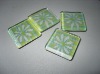 cubic glass magnet buttton /glass buttons with magnet