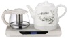 digital warm keeping ceramic electric kettle set