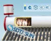 double coils solar water heater