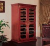 double door wooden wine cooler