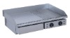 effective steel electric griddle (1/2 flat & 1/2 grooved)