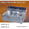 electric chip fryers 2011 new counter top electric 2-tank fryer(2-basket)