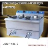 electric chip fryers DF-12L-2 counter top electric 1 tank fryer(1 basket)