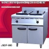 electric chips fryer, 2 tank fryer(2-basket) with cabinet