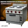 electric cooker, electric range with 4 burner and oven