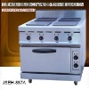 electric cooker, electric range with 4-burner and oven