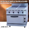 electric cooker oven, electric range with 4-burner and oven