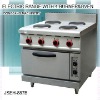 electric cooking range, DFEH-887B electric range with 4 burner and oven