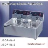 electric deep fat fryer DF-6L-2 counter top electric 2-tank fryer(2-basket)