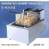 electric deep fryer commercial DF-81 counter top electric 1 tank fryer(1 basket)
