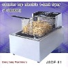 electric deep pressure fryer, counter top electric 1 tank fryer(1 basket)