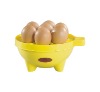 electric egg boiler,plastic egg cooker/yellow