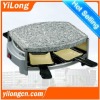 electric indoor grill for 4 persons with stone plate