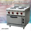 electric oven, DFEH-887B electric range with 4 burner and oven