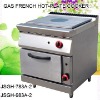 electric oven, DFGH-783A-2 gas french hot plate cooker with oven