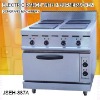 electric oven, JSEH-887A electric range with 4-burner and oven