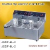 electric pressure fryer DF-6L-2 counter top electric 2-tank fryer(2-basket)