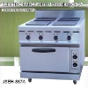 electric range, JSEH-887A electric range with 4-burner and oven