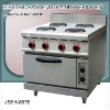 electric range with grill top, DFEH-887B electric range with 4 burner and oven