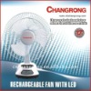 electric rechargeable table fan