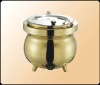 electric stainless steel soup pot (gold-plating)