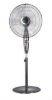 electric stand fan without remote power black