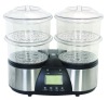 electric twin food steamer
