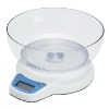 electronic glass Kitchen Scale with bowl