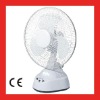 emergency rechargeable fan with LED light