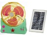 emergency solar fan with solar panel