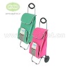 environmentally protection leisure foldable hot sale polyester supermarket newest luggage travel pinic hand shopping trolley bag