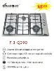 european gas hob(cast iron pan support or enamel pan support)
