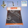 evacuated tube solar water heater with mix valve, electric heater, controller
