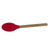 fashion red silicone kitchen ladle spoon