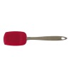fashion red silicone kitchen turners with stainless handle